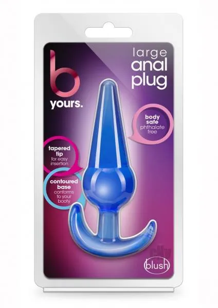 Anal Blush B Yours Large Anal Plug Blue