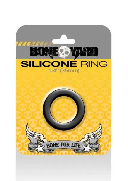 Anal Boneyard Boneyard Silicone Ring 14 Inches Black