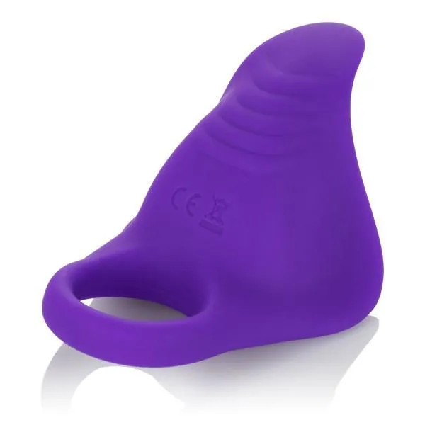 Anal Cal Exotics Silicone Remote Rechargeable Orgasm Ring Purple