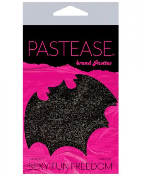 Anal Pastease Brand Pasties Pastease Bats Black Bat Pasties OS