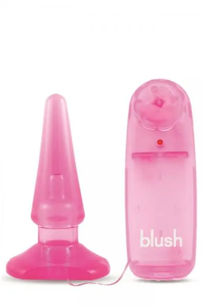 Anal Pleaser Pink Vibrating Butt Plug Blush Anal