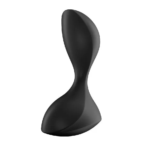 Anal Satisfyer Connect App Vibrating Anal Plug Sweet Seal Black