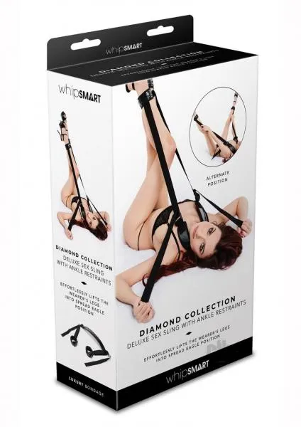 Anal Whipsmart Deluxe Sex Sling Ankle Black Seductucom