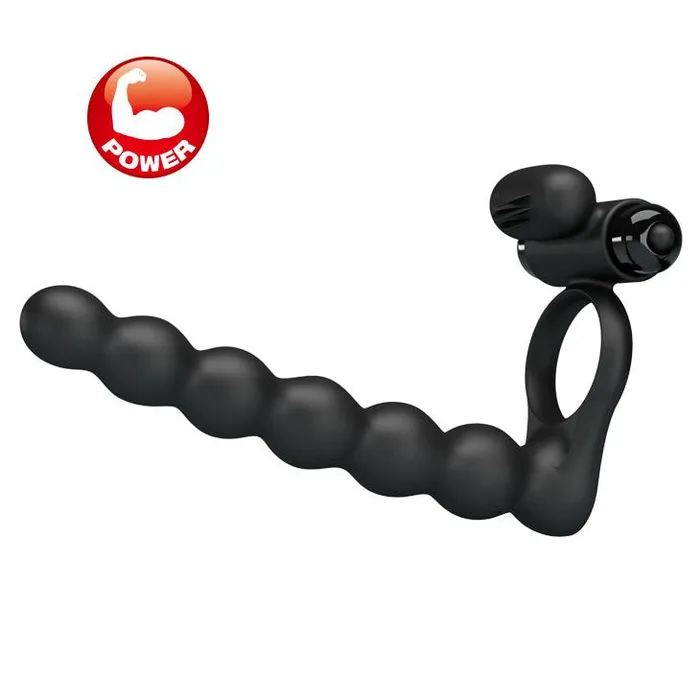 Bailes Male Sex Toys Vibrating Double Penis Ring