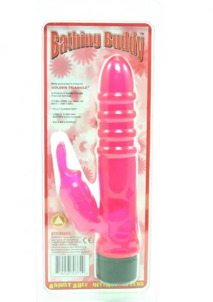 Bathing Buddy Vibrator Pink Watrproof Golden Triangle Vibrators