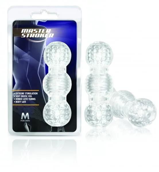 Blush Male Sex Toys Master Stroker Clear