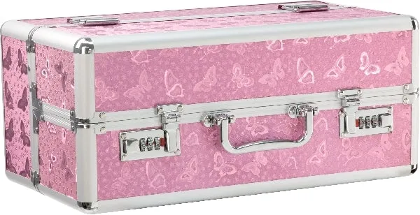 BMS Factory Lockable Large Vibrator Case Pink Vibrators