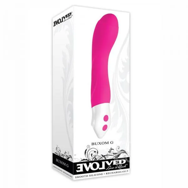 Buxom G G Spot Vibrator Pink Evolved Vibrators