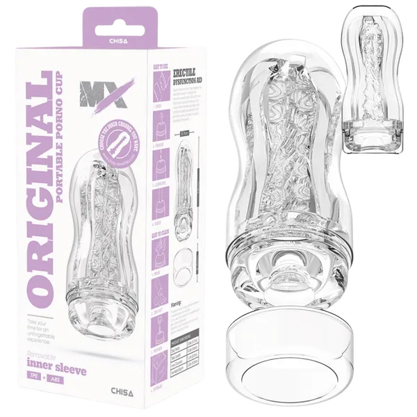 Chisa Novelties MX Original Portable Porno Cup Clear Male Sex Toys