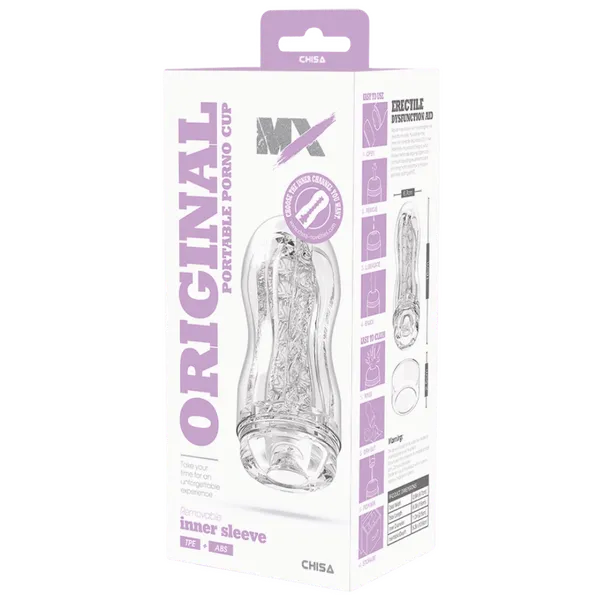 Chisa Novelties MX Original Portable Porno Cup Clear Male Sex Toys