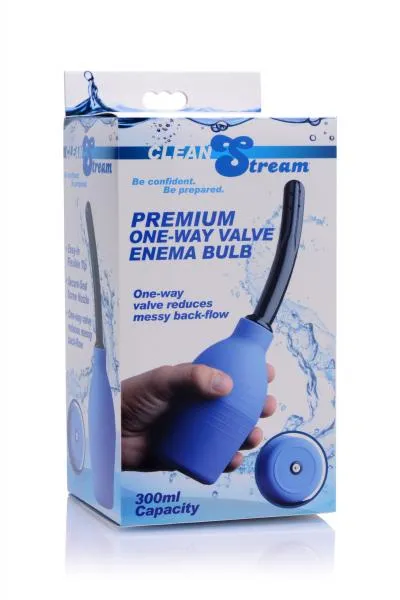 Clean Stream Anal Premium One Way Valve Enema Bulb Douche 300ml