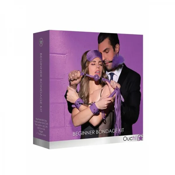 Couples Shots Ouch Beginners Bondage Kit Purple