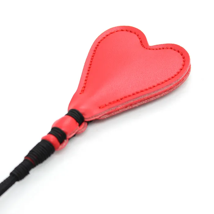 Crop Heart Tip Riding Crop with Pro Handle Plesur IL Female Sex Toys