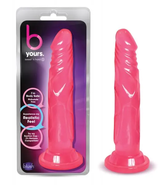 Dildos Blush B Yours Sweet N Hard 5 Pink Realistic Dildo