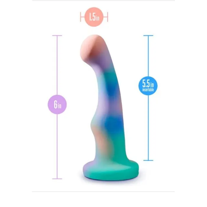 Dildos Blush Novelties Avant Opal Dreams Silicone Dildo Aqua