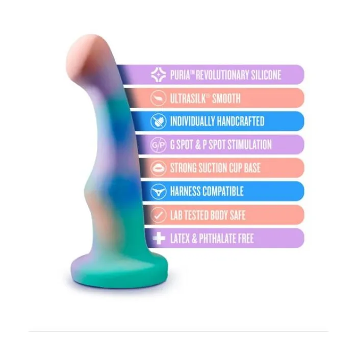 Dildos Blush Novelties Avant Opal Dreams Silicone Dildo Aqua