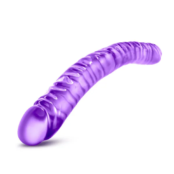 Dildos Blush Novelties B Yours Double Dildo 18 Purple