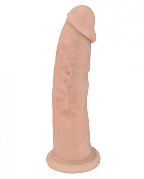 Dildos Curve Novelties Fleshstixxx Silicone 7 Inches Dildo Beige