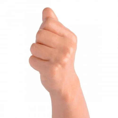 Dildos Fisto Clenched Fist Dildo Beige Master Series