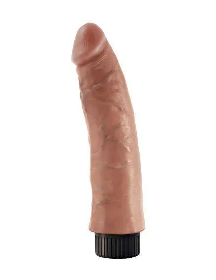 Dildos Pipedream King Cock 7 Inches Vibrating Tan Dildo