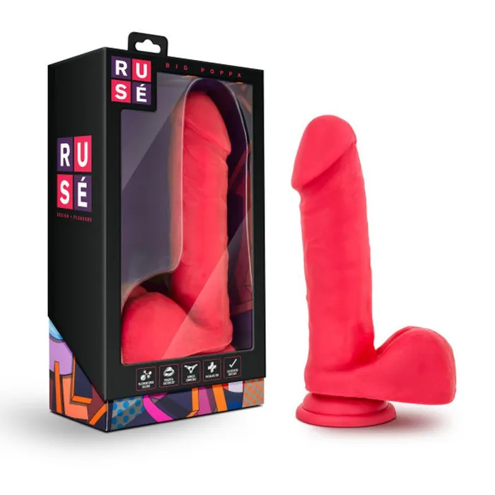 Dildos Ruse Ruse Big Poppa Cerise Dildo