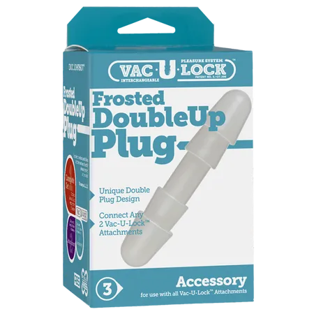 Doc Johnson Dildos VacULock Double Up Plug White