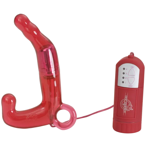 Doc Johnson Male Sex Toys Mens Pleasure Wand Prostate Massager Red