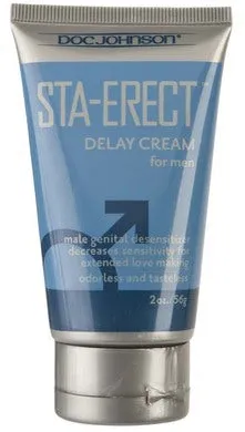 Doc Johnson Vibrators Sta Erect Creme 2 Oz