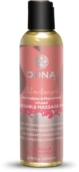 Dona Couples Dona Kissable Massage Oil Vanilla Buttercream 375 Oz