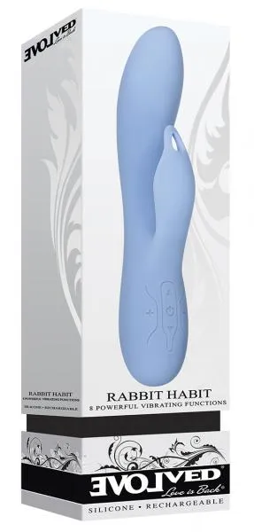 Evolved Love Is Back Vibrators Rabbit Habit Blue Vibrator