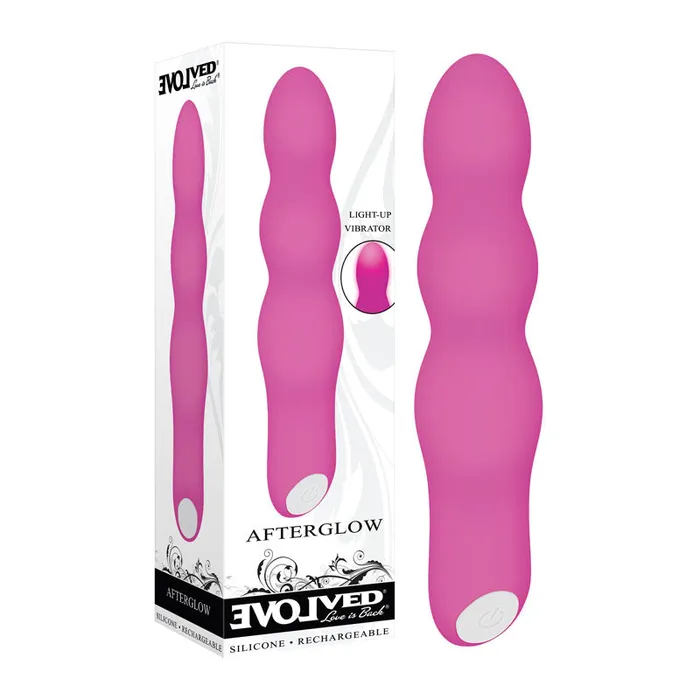 Evolved Vibrators Evolved Afterglow Pink 165 cm USB Rechargeable Vibrator