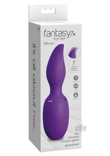 Fantasy For Her Ultimate Tongue Gasm Vibrator Purple Pipedream Vibrators