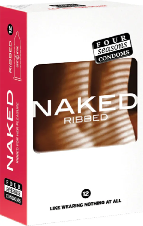 Female Sex Toys Four Seasons Naked Ribbed 12s