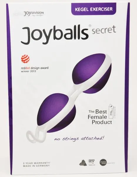 Female Sex Toys Joyballs Secret VioletWhite Kegel Balls Seductucom