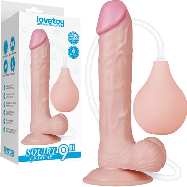 Female Sex Toys Lovetoy Squirt Extreme 9 Squirting Dildo Multiple Colours