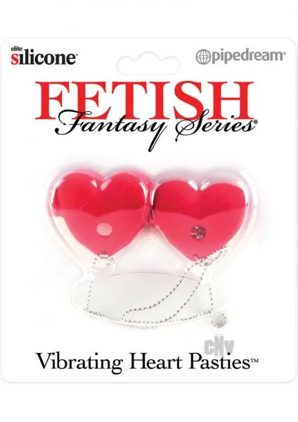 Fetish Fantasy Series Female Sex Toys Fetish Fantasy Vibrating Heart Pasties Red