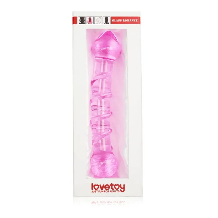 Glass Romance 5 Pink 7in Glass Romance Dildos