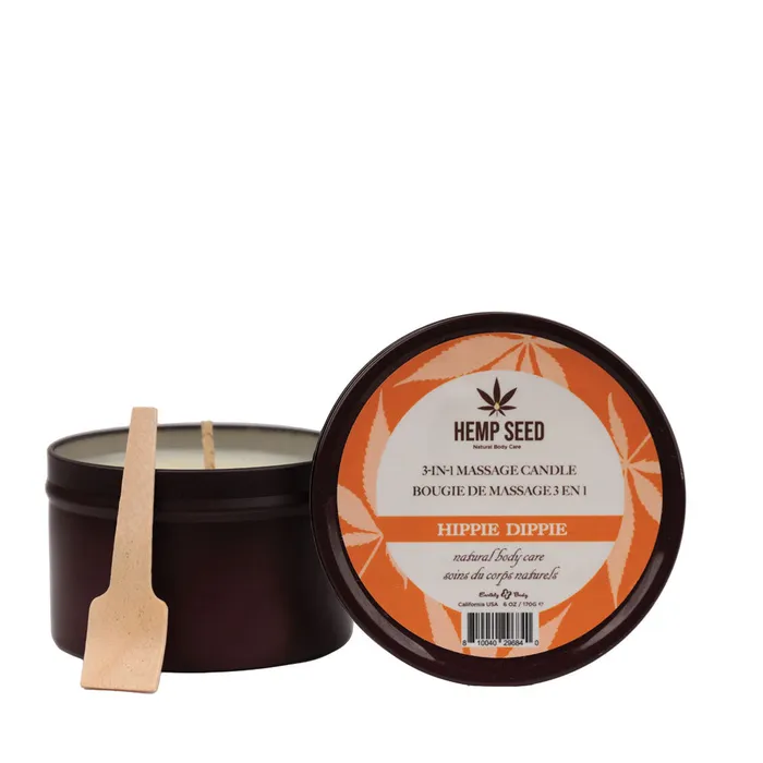 Hemp Seed 3In1 Massage Candle Earthly Body Couples