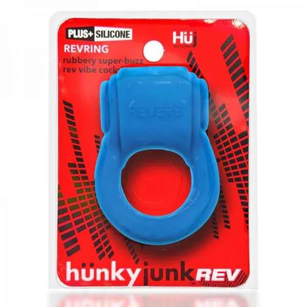 Hunkyjunk Revring Cockring With Bullet Vibrator Teal Ice Seductucom Female Sex Toys