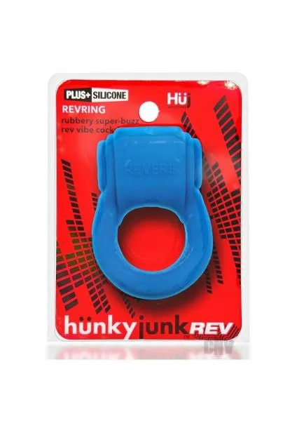 Hunkyjunk Revring Cockring With Bullet Vibrator Teal Ice Seductucom Female Sex Toys