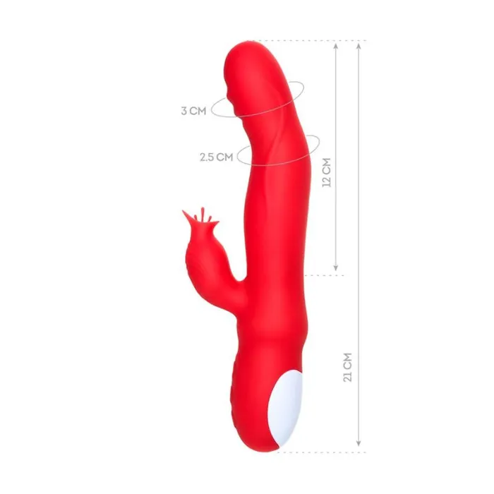 JOS Vibrators JOS Redli Heating and Rotating Rabbit Tickler