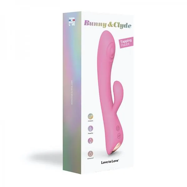 Lovely Planet Vibrators Bunny Clyde Dual Stimulator Pink Passion