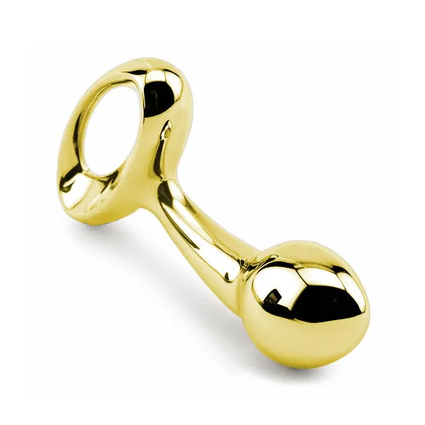 Lovetoy Anal Luxury Pure Metal Plug Gold