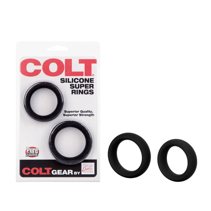 Lovetwoo COLT Silicone Super Rings Black Anal