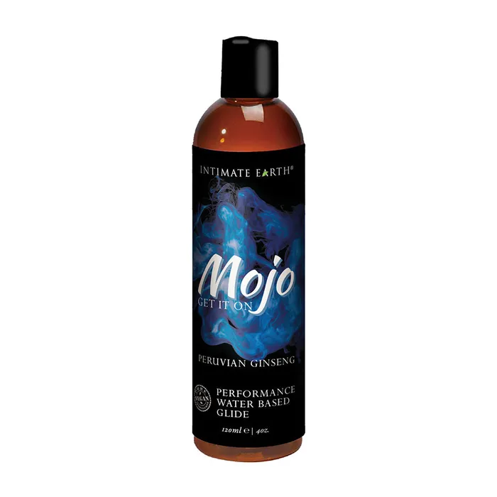 Lovetwoo Vibrators Intimate Earth MOJO Peruvian Ginseng Waterbased Performance Glide 120ml