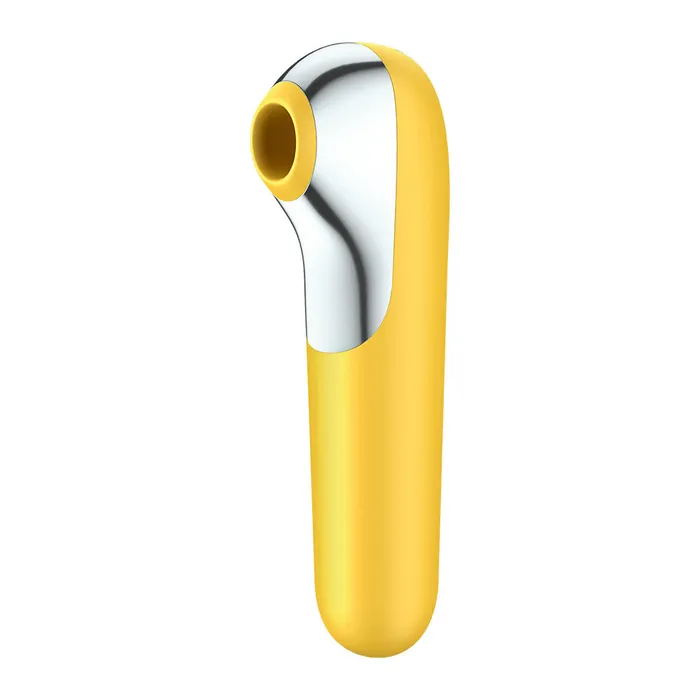 Lovetwoo Vibrators Satisfyer App Enabled Dual Love Yellow