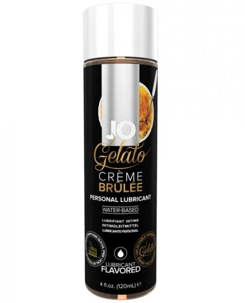 Lubricants System Jo Jo Gelato Flavored Lubricant Creme Brulee 4oz