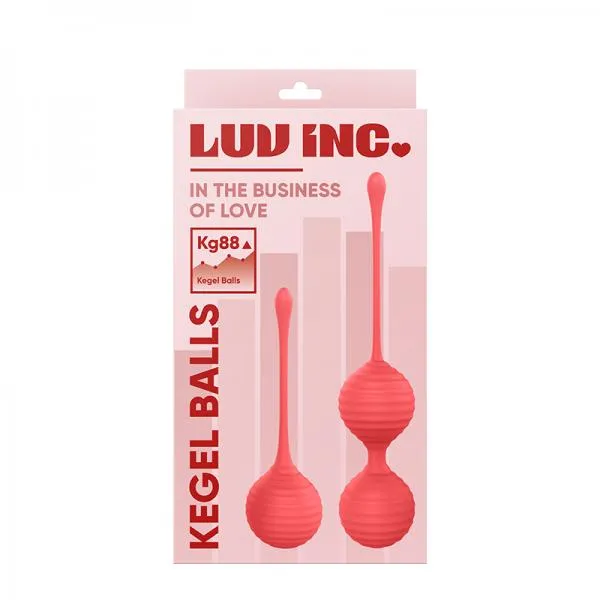 Luv Inc Kg88 Kegel Balls Set Coral Luv Inc Female Sex Toys