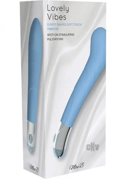 Mae B Lovely Vibes Vibrators Mae B G Spot Vibrator Blue