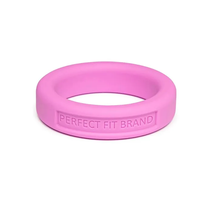 Male Sex Toys PerfectFit Classic Silicone Medium Stretch Penis Ring 36mm Pink